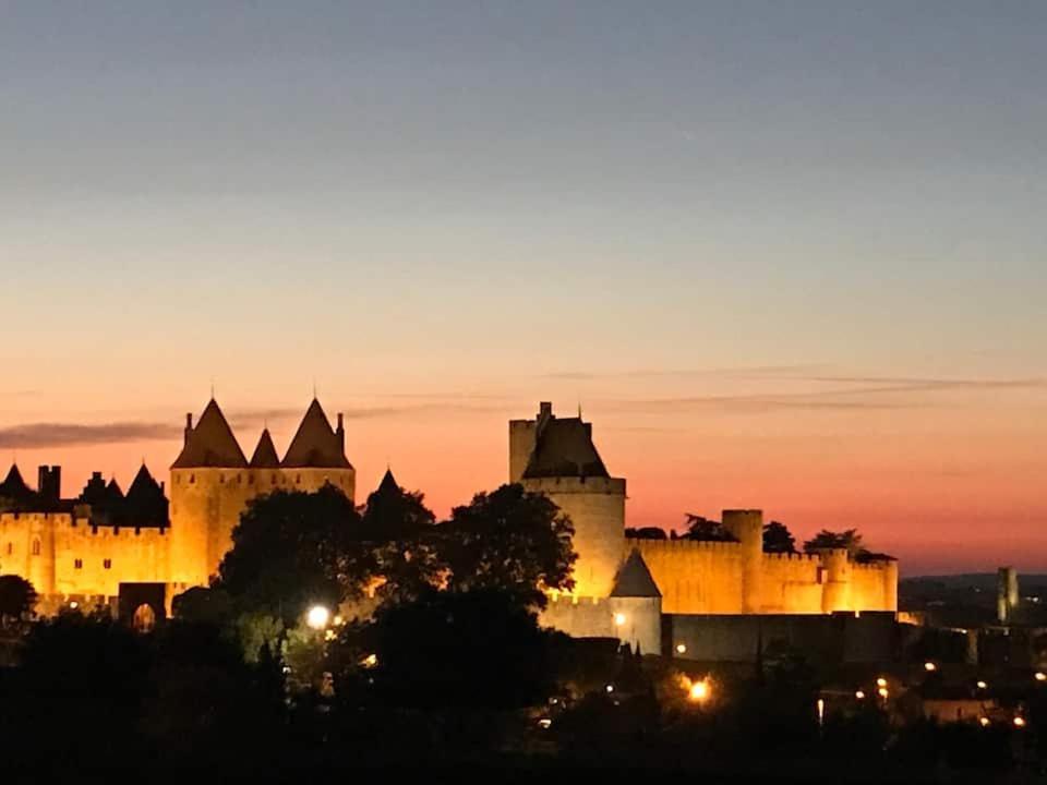 Chambre Avec Vue Panoramique Sur La Cite Medievale การ์กาซอน ภายนอก รูปภาพ
